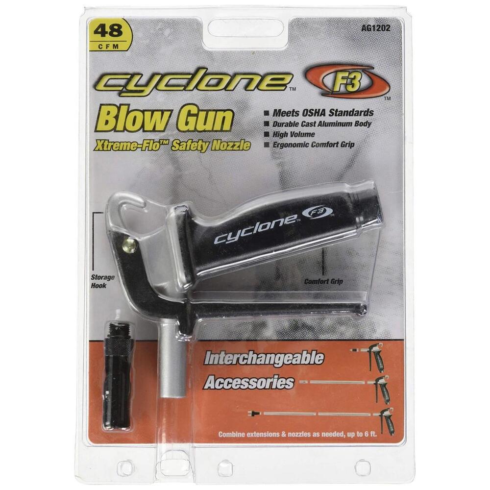 Legacy Cyclone AG1202 F3 Extreme Blow Gun Safety Nozzle